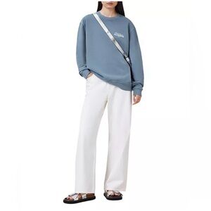 NWOT All Saints Blue Grey Sweatshirt Medium